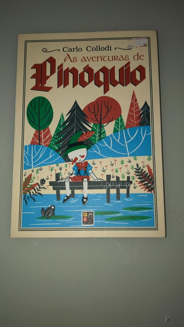 Capa do livro As aventuras de Pinóquio, de Carlo Collodi