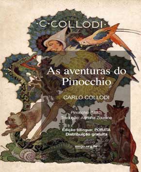 Capa do livro As Aventuras do Pinóquio, de Carlo Collodi