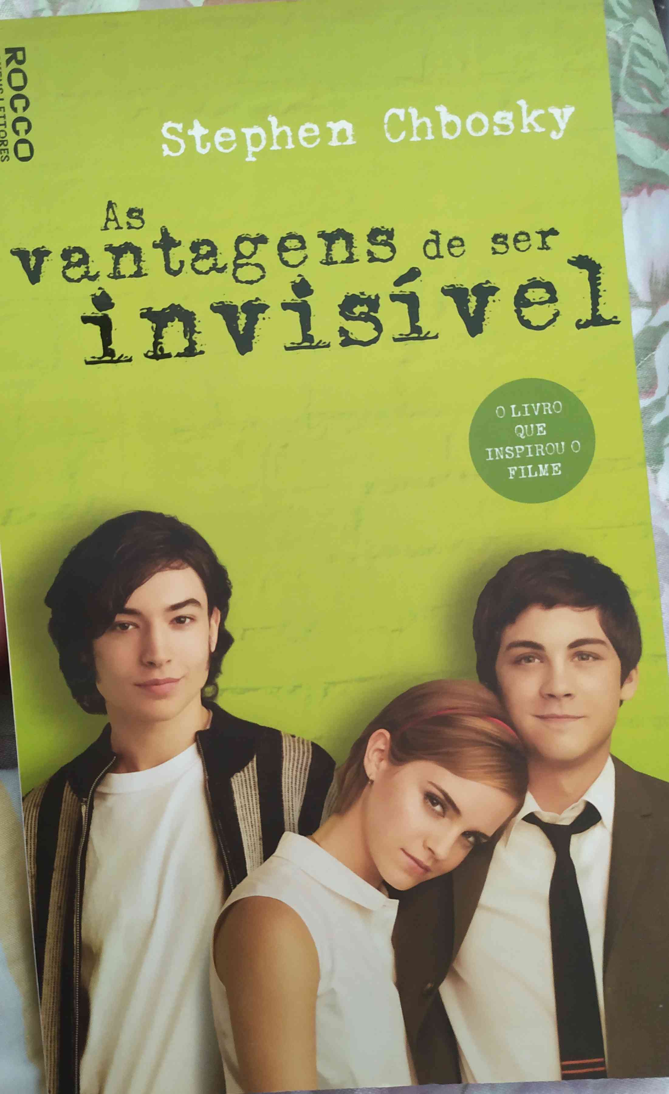 Capa do livro As vantagens de ser invisível, de Stephen Chbosky
