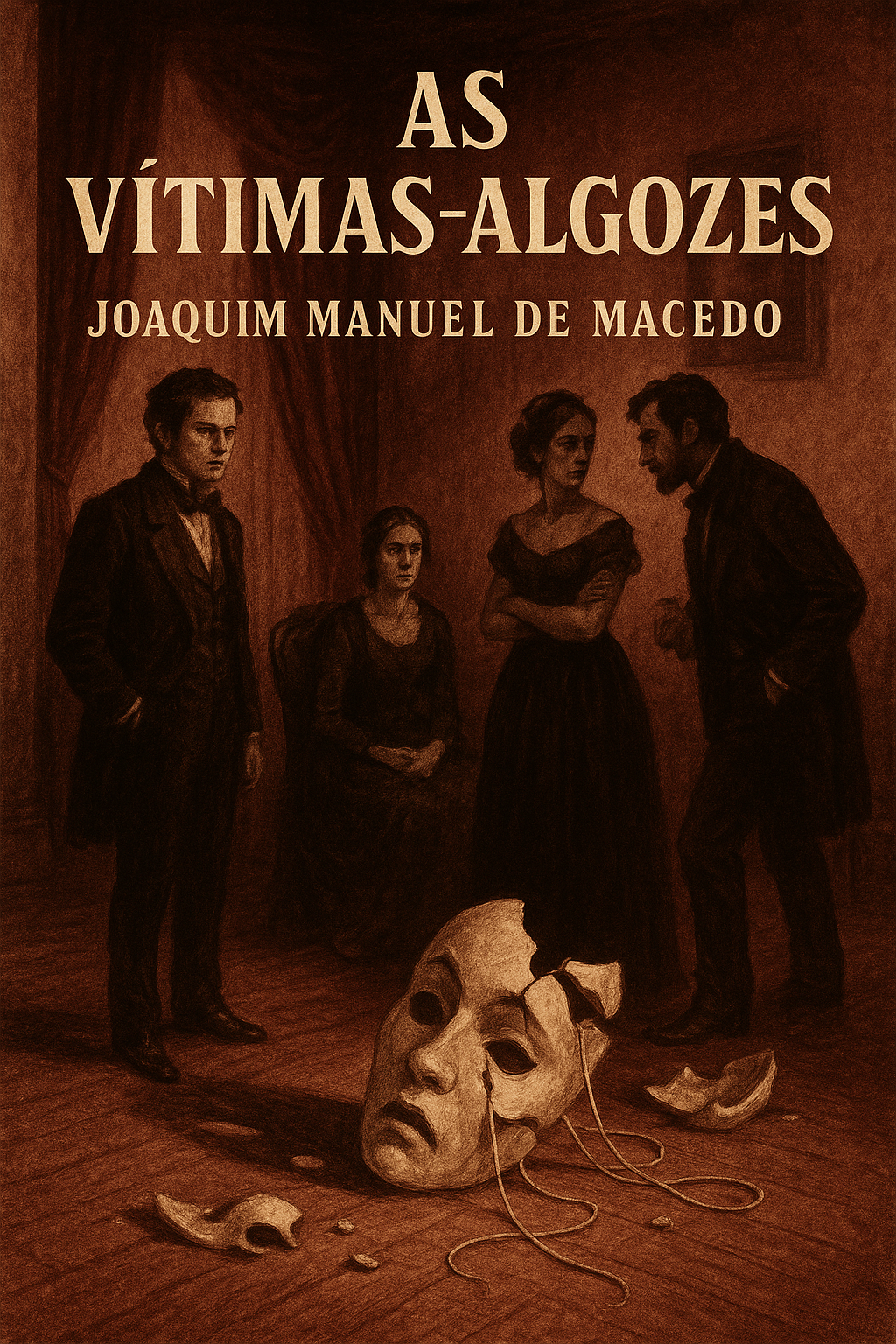 Capa do livro As Vítimas-Algozes, de Joaquim Manuel De Macedo
