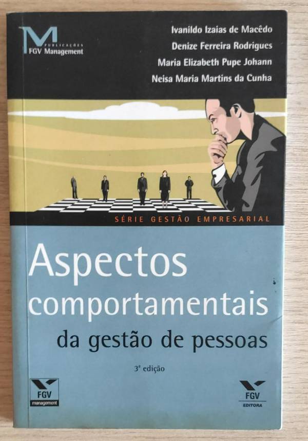 Capa do livro Aspectos comportamentais da gestão de pessoas, de Denize Ferreira Rodrigues, Ivanildo Izaias de Macedo, Maria Elizabeth Pupe Johann, Neisa Maria Martins da Cunha