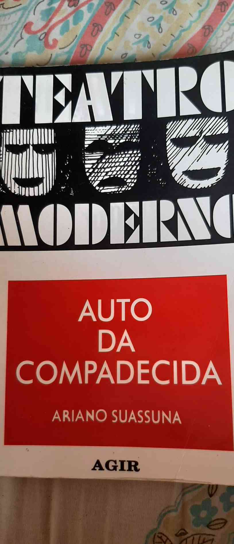 Capa do livro Auto da Compadecida , de Ariano Suassuna
