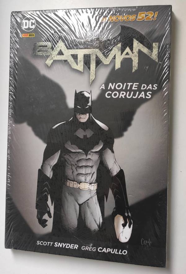 Capa do livro Batman: A Noite das Corujas, de Scott Snyder, Greg Capullo