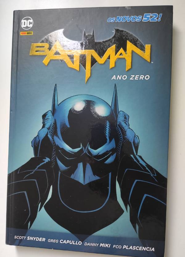 Capa do livro Batman: Ano Zero, de Scott Snyder, Greg Capullo, Danny Miki, FCO Plascencia