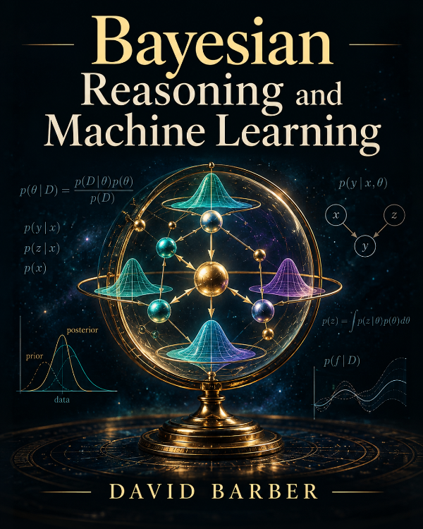 Capa do livro Bayesian Reasoning and Machine Learning, de David Barber