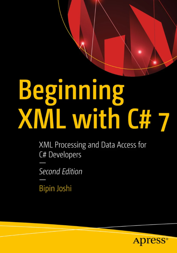 Capa do livro Beginning XML with C# 7, de Bipin Joshi