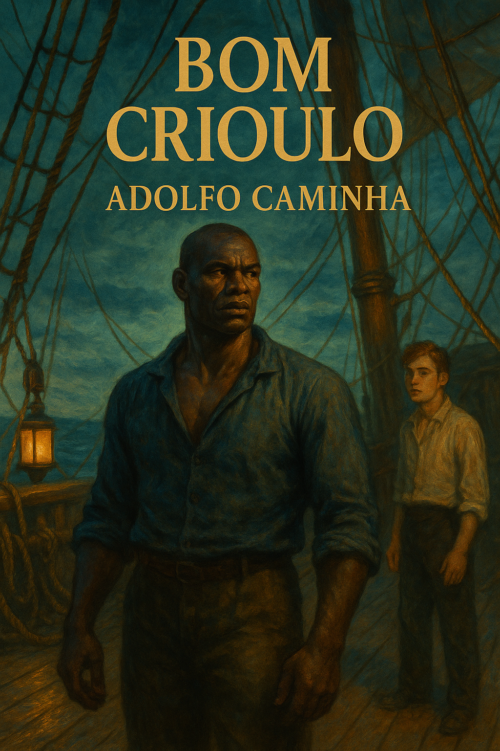 Capa do livro Bom Crioulo, de Adolfo Caminha