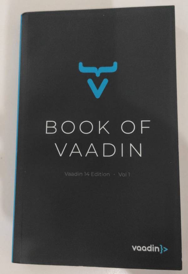 Capa do livro Book of vaadin, de Vaadin Ltd.