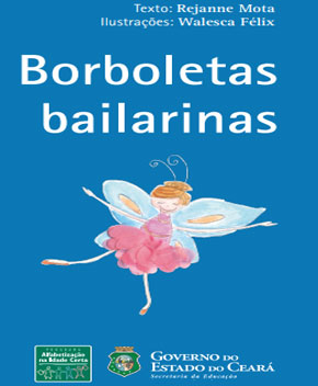 Capa do livro Borboletas Bailarinas, de Rejanne Mota