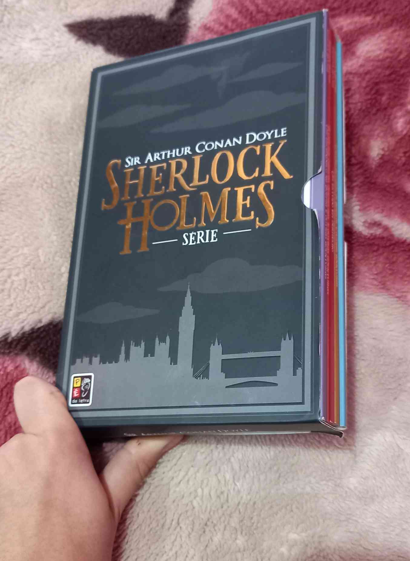 Capa do livro Box do sherlock holmes, de Pe da letra