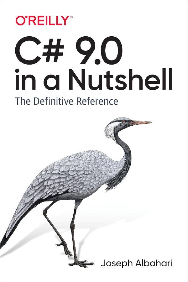 Capa do livro C# 9.0 in a Nutshell: The Definitive Reference, de Joseph Albahari