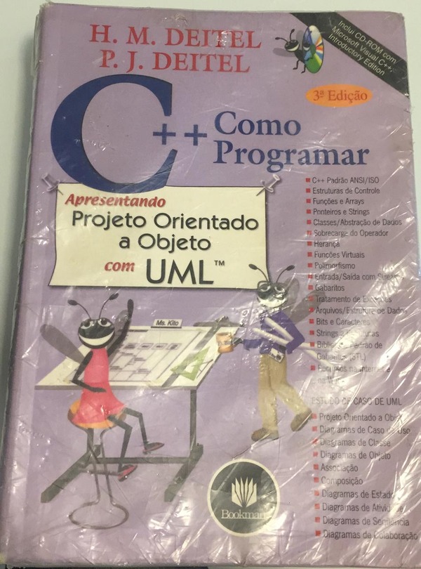 Capa do livro C++ COMO PROGRAMAR, de H. M. DEITEL