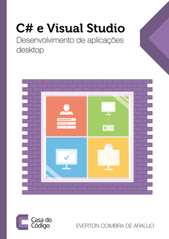 Capa do livro C# e Visual Studio, de Everton Coimbra de Araújo