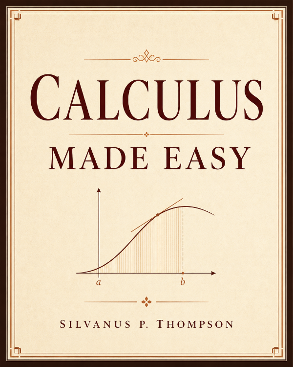 Capa do livro Calculus Made Easy, de Silvanus P. Thompson
