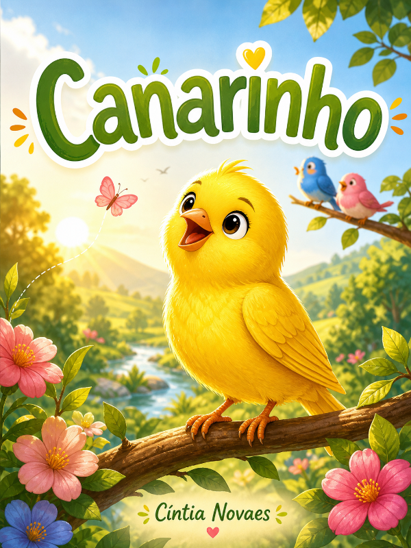 Capa do livro Canarinho, de Cíntia Novaes