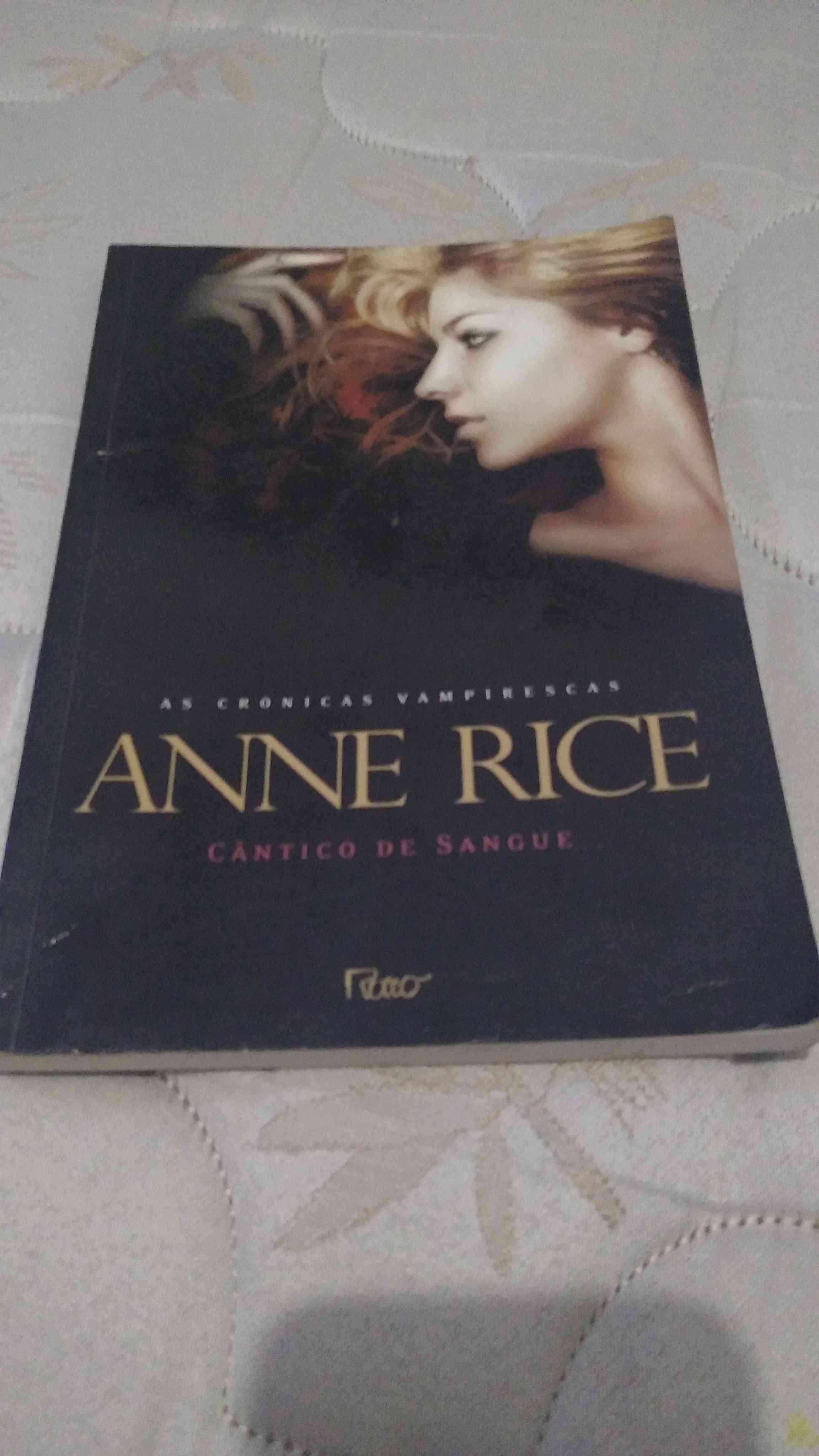Capa do livro Cântigo de sangue , de Anne Rice