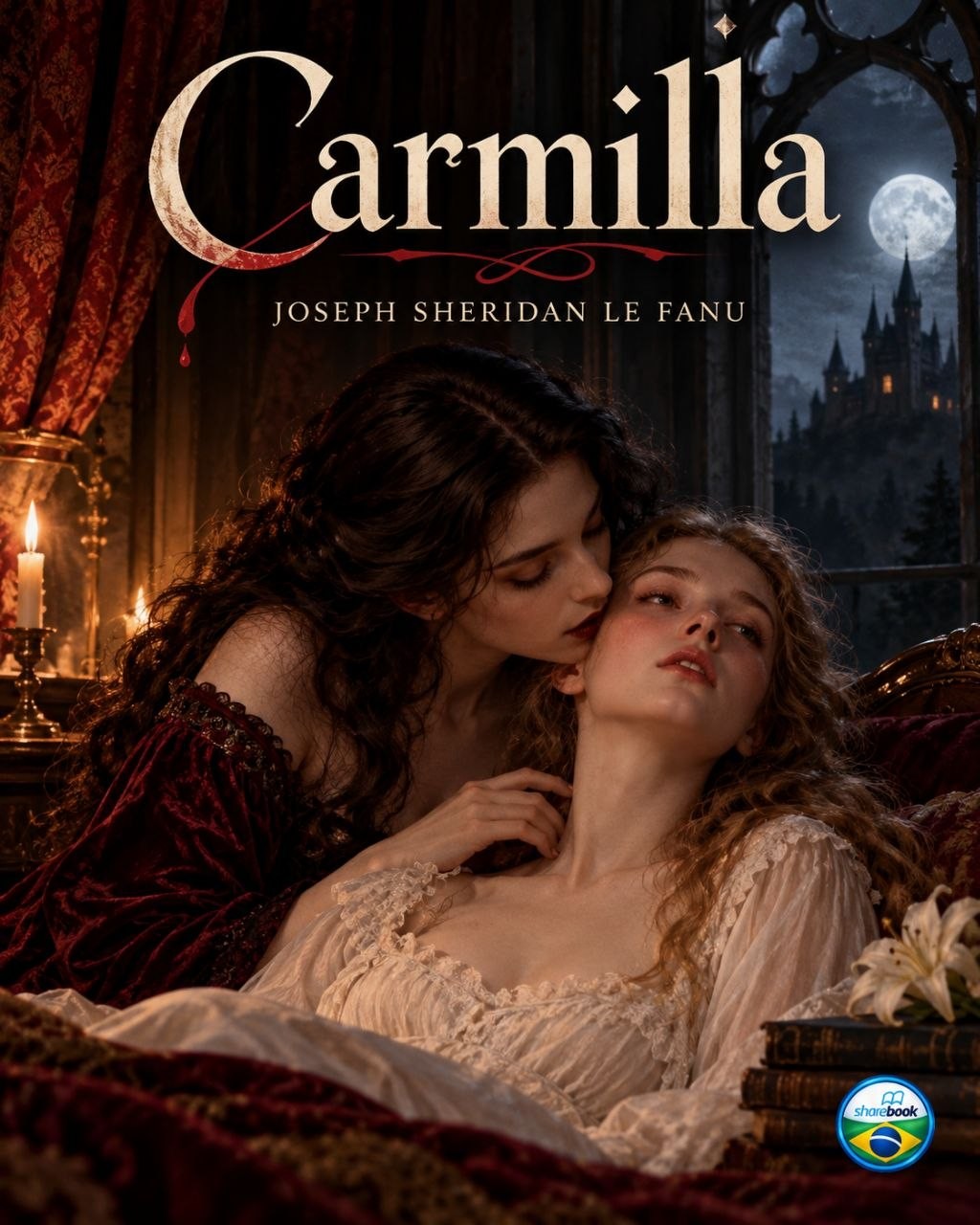 Capa do livro Carmilla, de Joseph Sheridan Le Fanu
