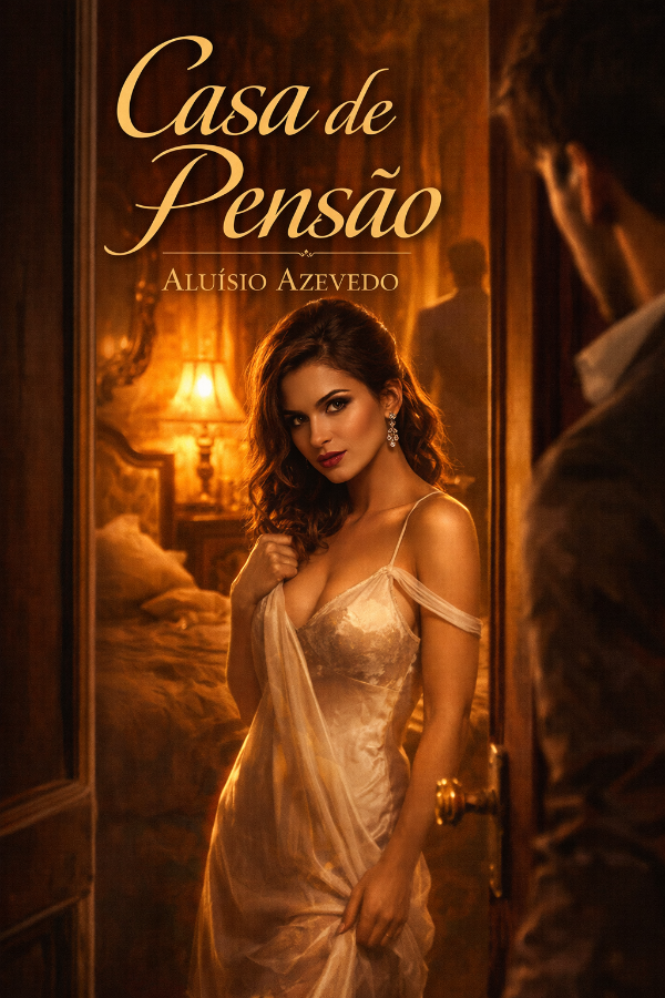 Capa do livro Casa de Pensão, de Aluísio Azevedo