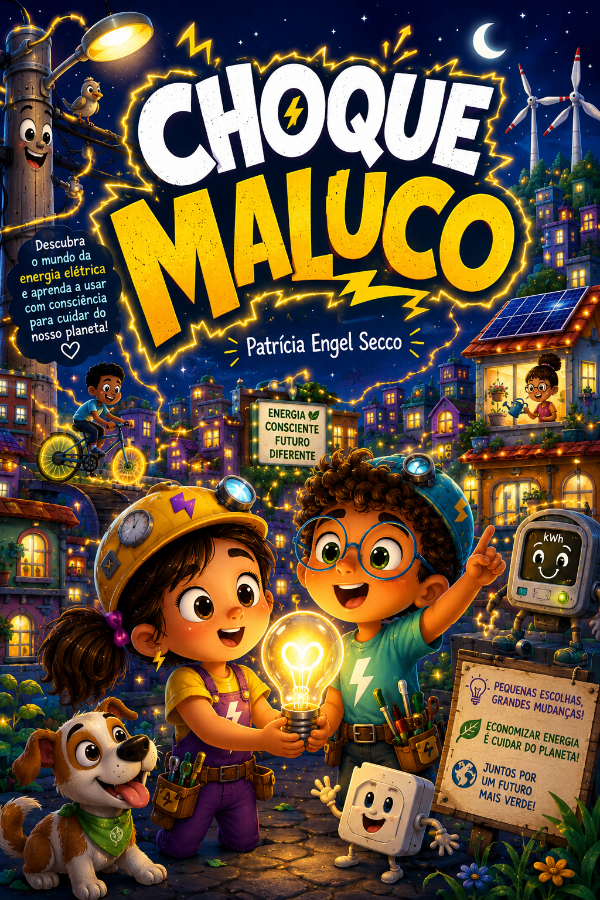 Capa do livro Choque Maluco, de Patrícia Engel Secco