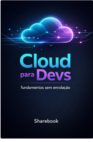 Capa do livro Cloud para Devs: fundamentos sem enrolação v2, de Sharebook