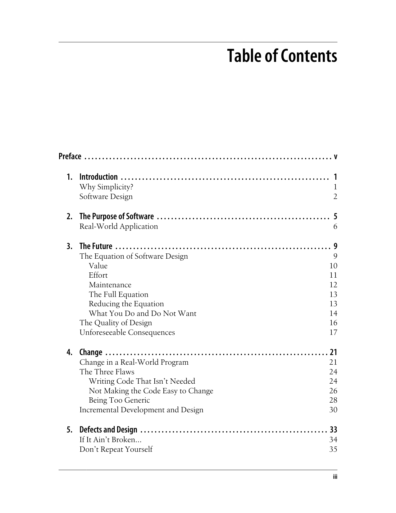 Code Simplicity: The Fundamentals of Software