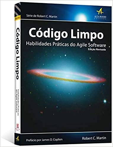 Capa do livro Código limpo, de Robert C. Martin