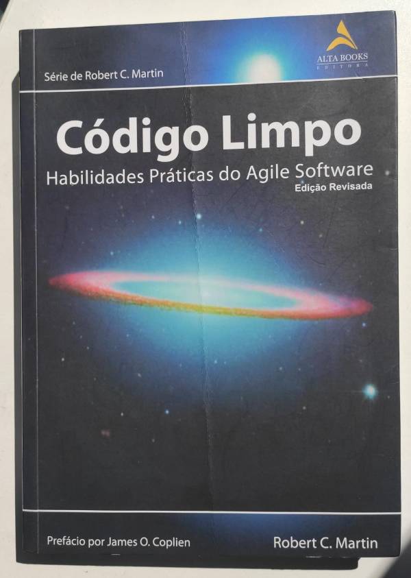 Capa do livro Código Limpo, de Robert C. Martin