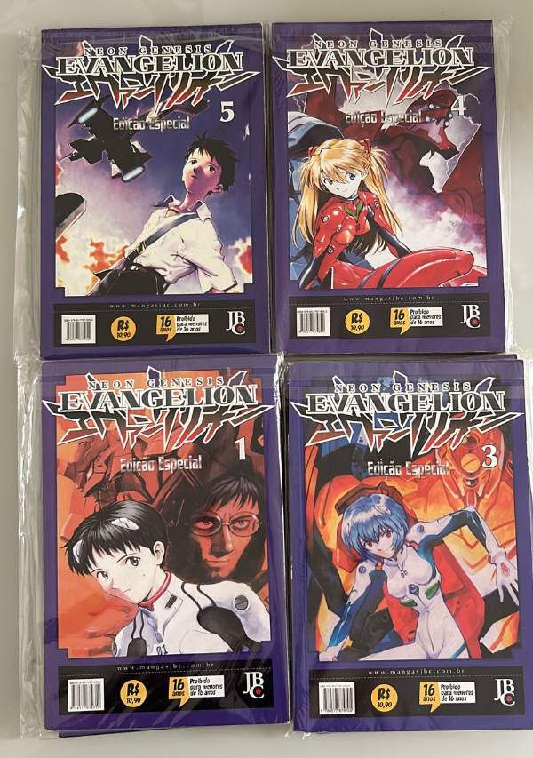 Capa do livro Coleção Evangelion 1 ao 5, de Yoshiyuki Sadamoto