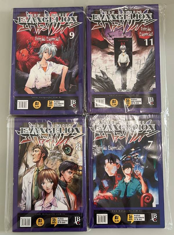 Capa do livro Coleção Evangelion 6 ao 10, de Yoshiyuki Sadamoto