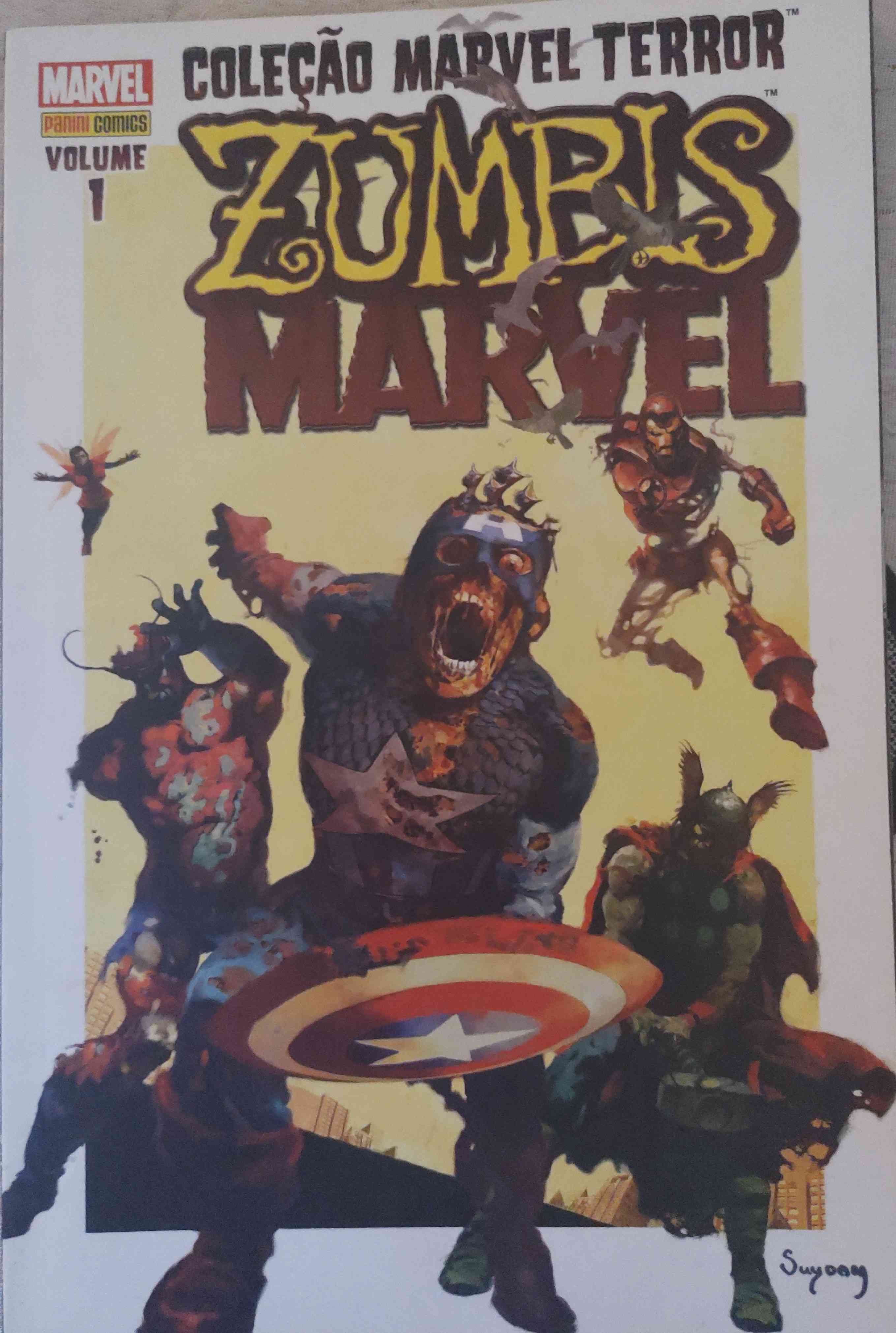 Capa do livro Coleção Marvel Terror: Zumbis Marvel, de Marvel Panini comics