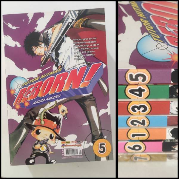 Capa do livro Coleção Reborn 1 ao 7, de Akira Amano