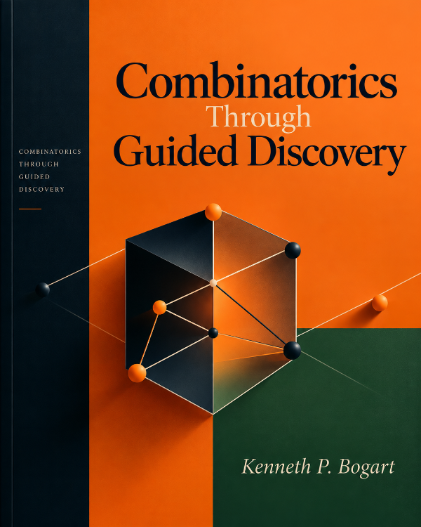 Capa do livro Combinatorics Through Guided Discovery, de Kenneth P. Bogart