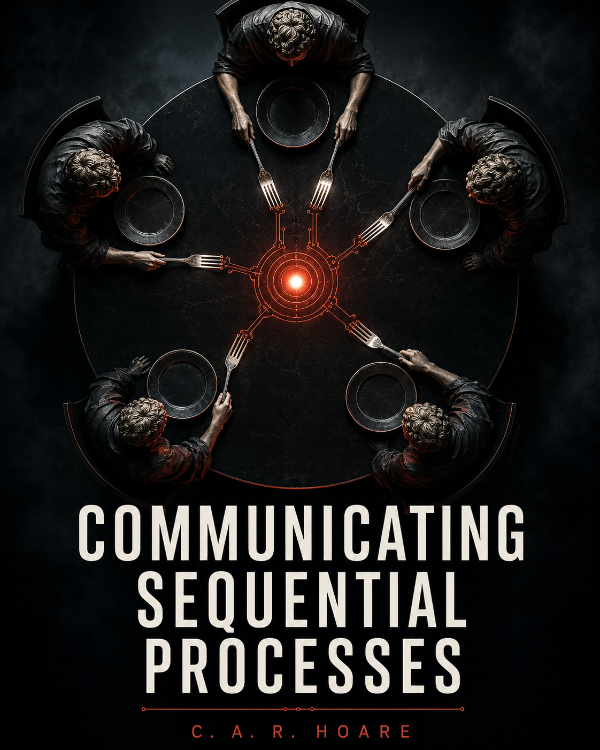 Capa do livro Communicating Sequential Processes, de C. A. R. Hoare
