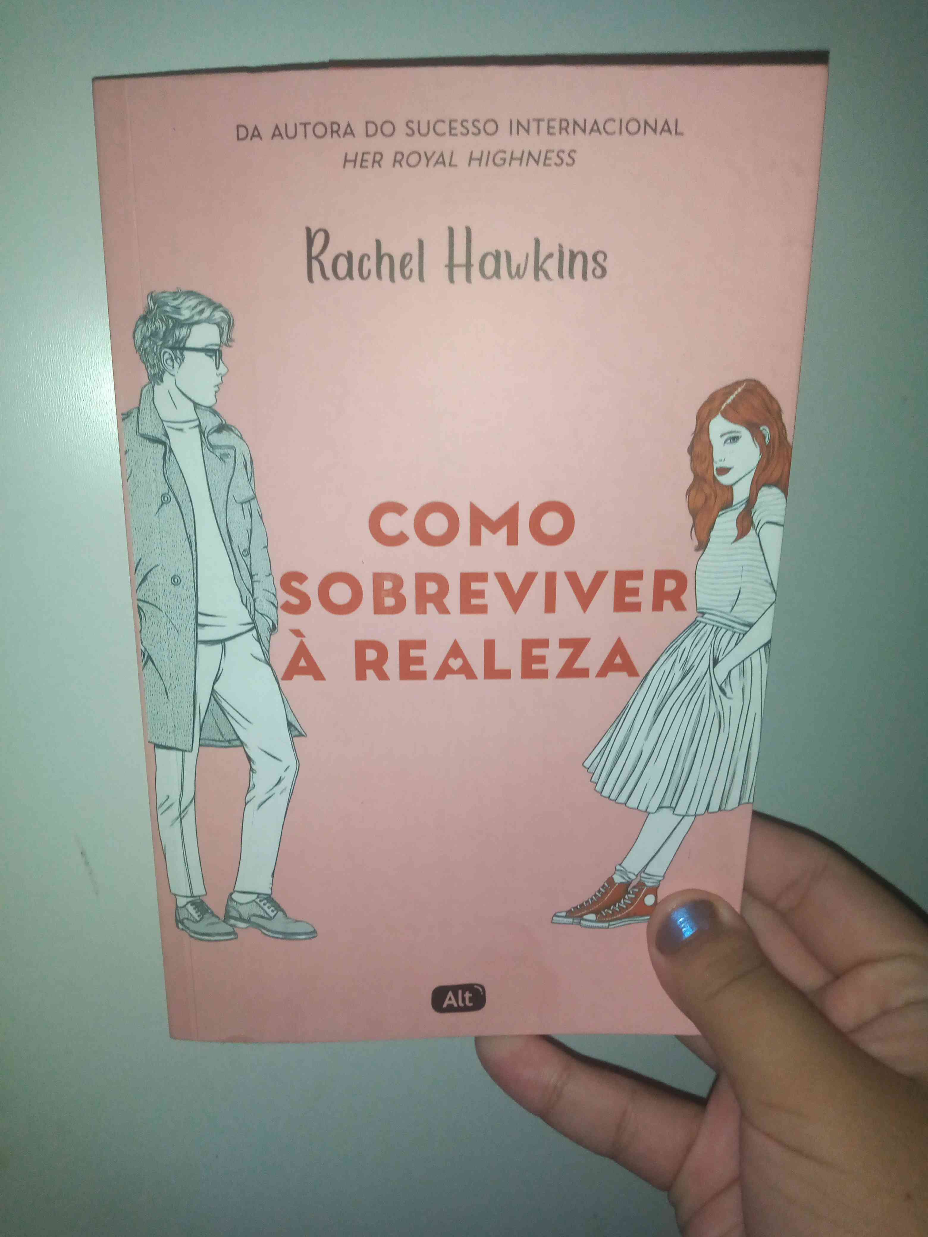 Capa do livro Como sobreviver na realeza , de Rachel Hawkins