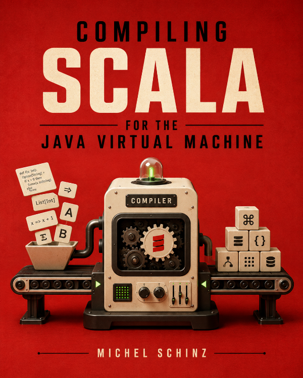 Capa do livro Compiling Scala for the Java Virtual Machine, de Michel Schinz