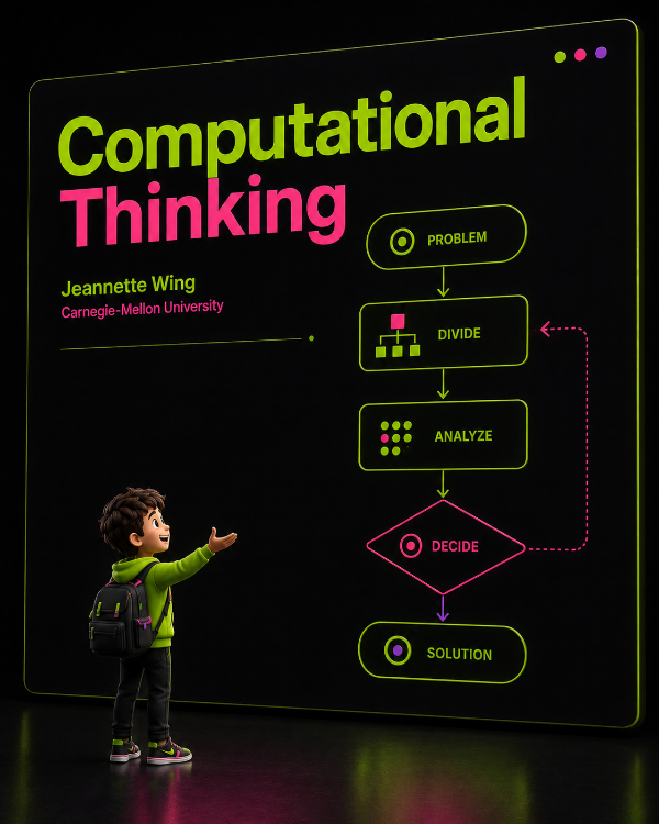 Capa do livro Computational Thinking, de Jeannette Wing, Carnegie-Mellon University