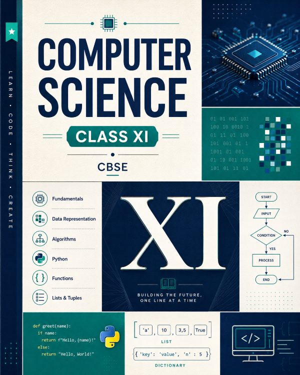 Capa do livro Computer Science Class XI, de CBSE