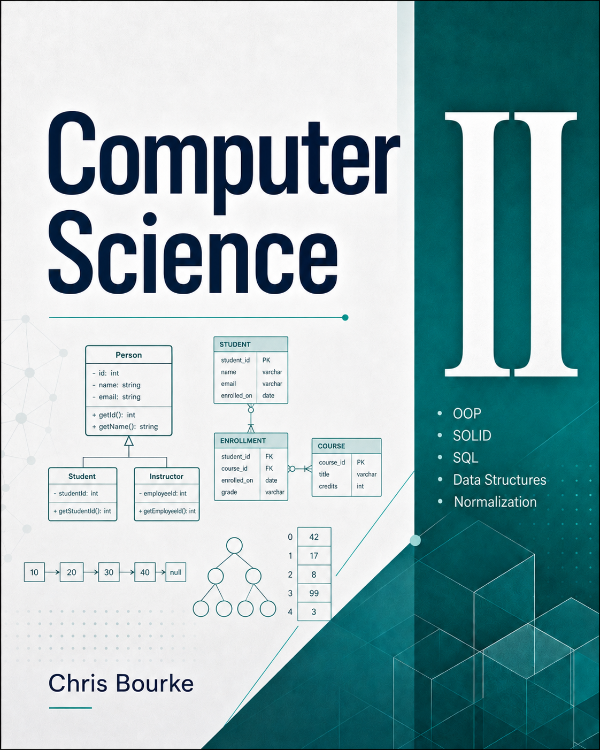 Capa do livro Computer Science II, de Chris Bourke