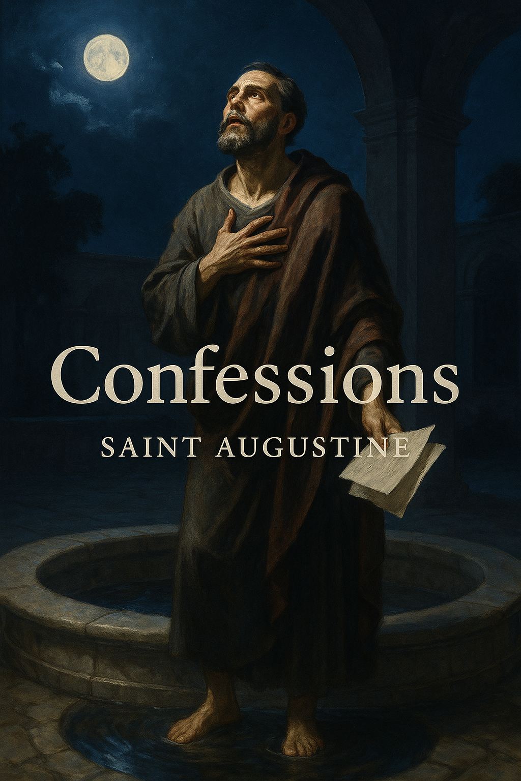 Capa do livro Confessions, de Saint Augustine