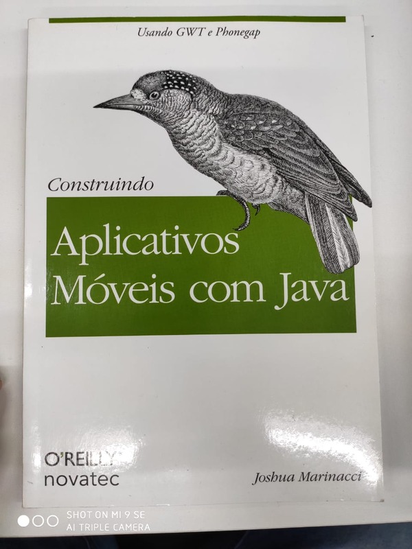 Capa do livro Construindo Aplicativos Móveis com Java, de Joshua Marinacci