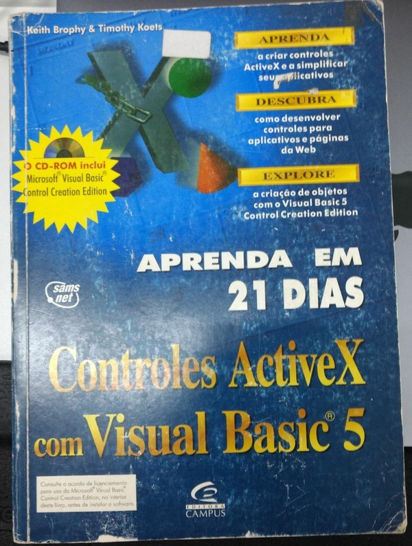 Capa do livro Controles Activex com Visual Basic 5 , de Brophy, Keith