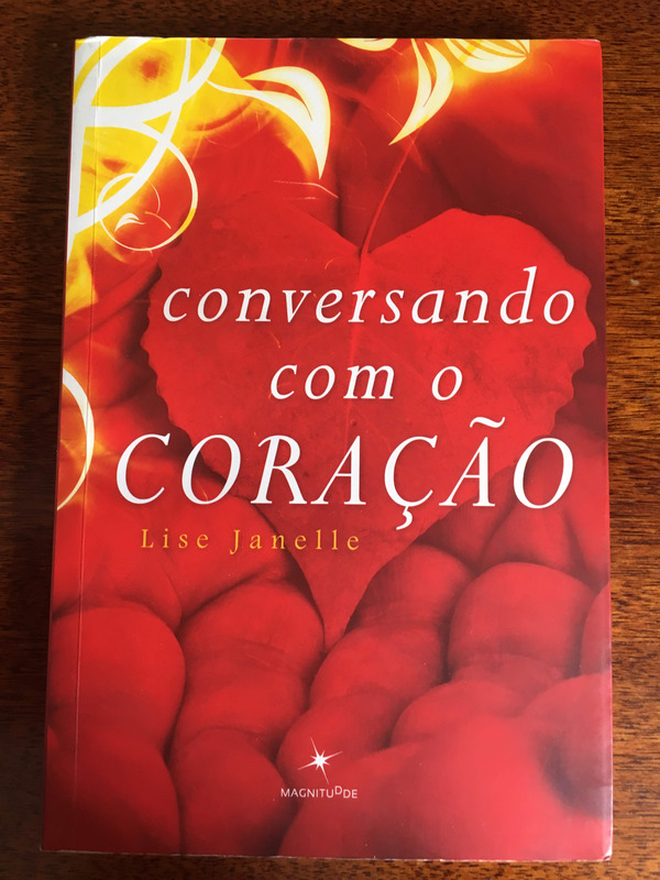 Capa do livro conversando com o CORAÇÃO, de Lise Janelle