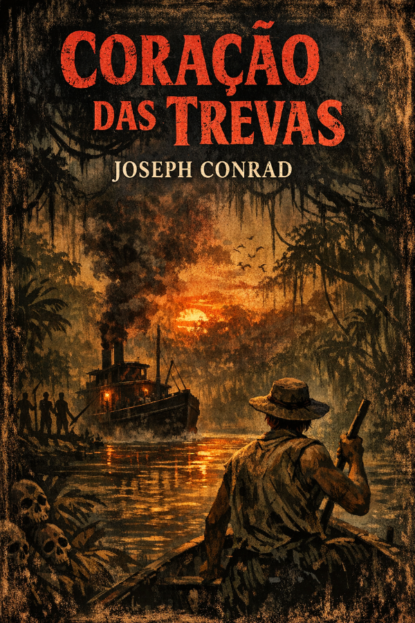 Capa do livro Coração das Trevas, de Joseph Conrad