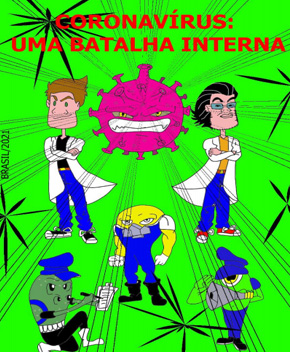 Capa do livro Coronavírus: Uma Batalha Interna, de Vários Autores
