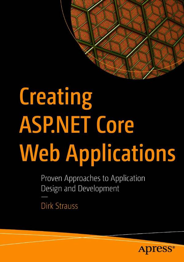 Capa do livro Creating ASP.NET Core Web Applications, de Dirk Strauss