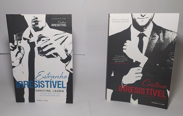 Capa do livro Cretino Irresistível (vol. 1 e 2), de Christina Lauren
