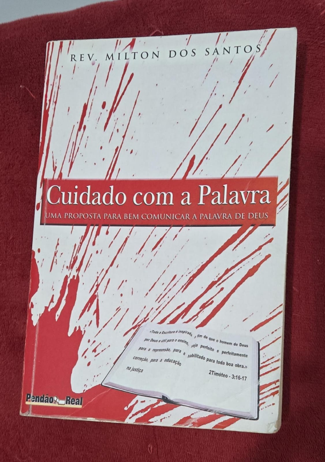 Capa do livro Cuidado com a Palavra, de Rev. Milton dos Santos