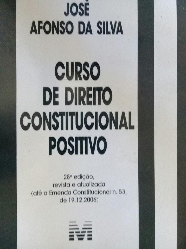 Capa do livro Curso de Direito Constitucional Positivo, de José Afonso da Silva