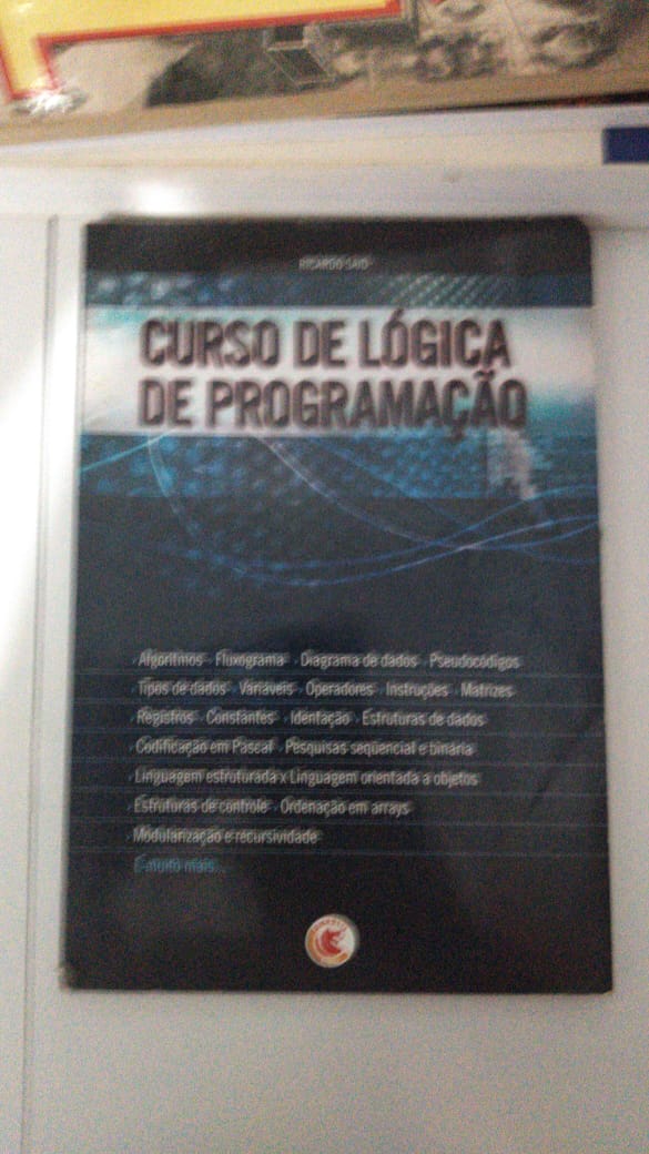 Capa do livro Curso de lógica de programação , de Ricardo Said