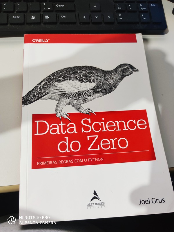 Capa do livro Data Science do Zero, de Joel Grus